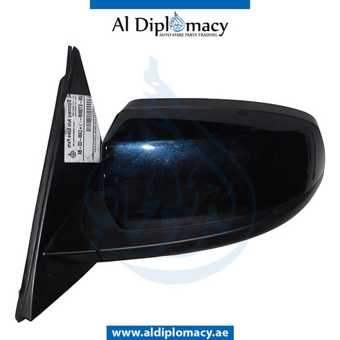 Left Mirror, WITH Camera, Black, COMPLETE for BMW X5 Series E70 (2006-2013) models