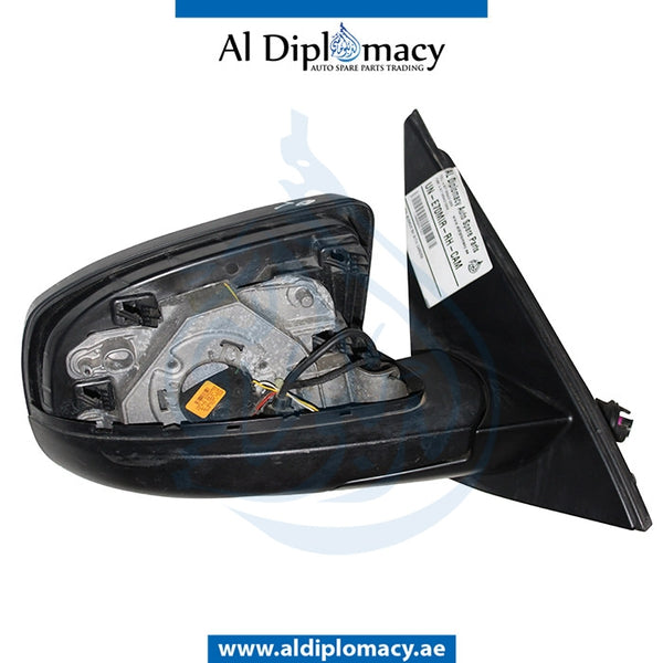 Right Mirror, WITH CAMERA for BMW X5 Series E70 (2006-2013) models, Part Number UN-E70MIR-RH-CAM