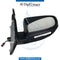 Right Mirror, WITH Camera, Black, COMPLETE for BMW X5 Series E70 (2006-2013) models, Part Number UN-E70MIR-RH+CAM-CO-BK