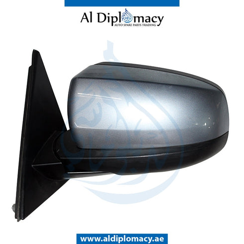 Left Mirror, WITH Camera, COMPLETE for BMW X6 Series E71 (2008-2014) models, Part Number UN-E71MIR-LH+CAM-CO-G2