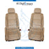 Seat, CREAM BEIGE for BMW X6 Series E71 (2008-2014) models, Part Number UN-E71SEAT-CREAM BG