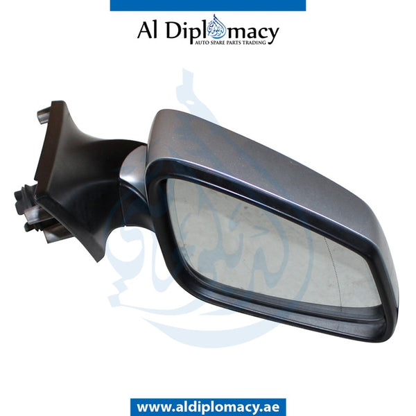 Right Mirror, SILVER for BMW 7 Series F01 (2008-2015) models, Part Number UN-F01MIR-FR+3W-SL