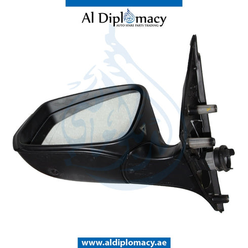 Left Mirror, WITH Camera, Blue, COMPLETE for BMW 7 Series F01 (2008-2015) models