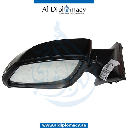 Left Mirror, WITH Camera, Black, COMPLETE for BMW 7 Series F01 (2008-2015) models