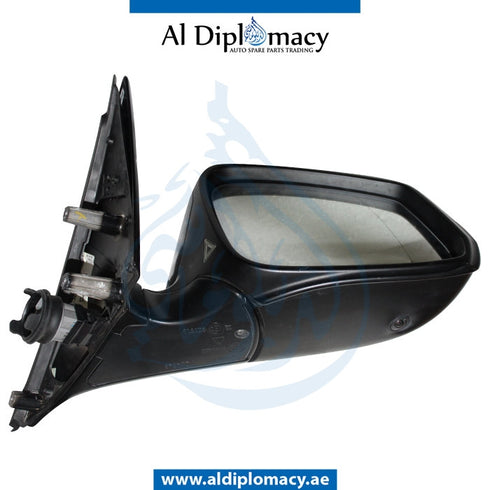 Right Mirror, WITH Camera, Black, COMPLETE for BMW 7 Series F01 (2008-2015) models