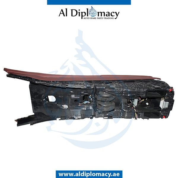 CENTER Console, Red, COMPLETE for BMW 7 Series F02 (2007-2015) models, Part Number UN-F02CON-RD-CO