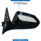 Left Mirror, WITH Camera, Black, COMPLETE for BMW 6 Series F06 (2011-2015) models, Part Number UN-F06MIR-LH+3W+CAM-CO-BK