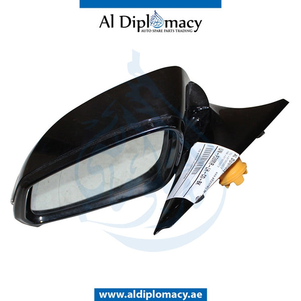 Left Mirror, Black, COMPLETE for BMW 6 Series F06 (2011-2015) models, Part Number UN-F06MIR-LH-CO-BK