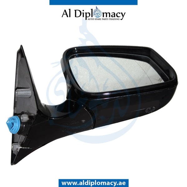 Right Mirror, WITH Camera, White, COMPLETE for BMW 6 Series F06 (2011-2015) models, Part Number UN-F06MIR-RH+3W+CAMCO-WH