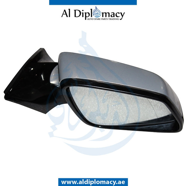 Right Mirror, WITH Camera, Silver, COMPLETE for BMW 6 Series F06 (2011-2015) models, Part Number UN-F06MIR-RH+CAM-CO-SL