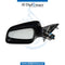 Left Mirror, WITH Camera, BLACK for BMW 5 Series F07 (2013-2017) models, Part Number UN-F07MIR-FL+CAM+3W-BL