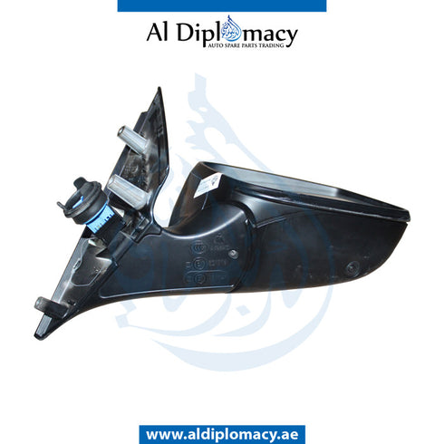 Right Mirror, WITH Camera, Blue, COMPLETE for BMW 5 Series F10 (2010-2016) models