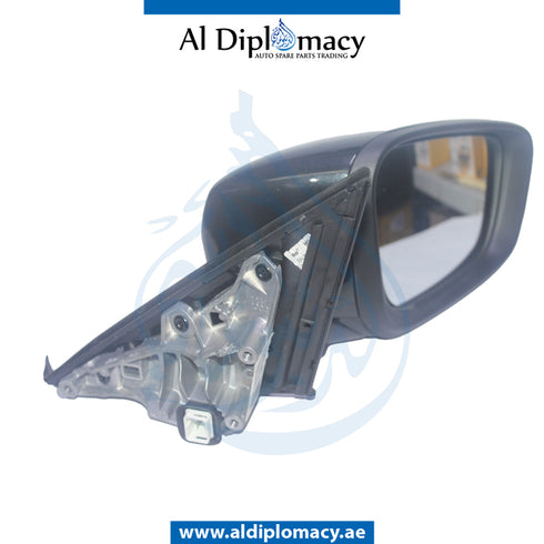 Left Mirror, Black, COMPLETE for BMW 5 Series F10 (2010-2016) models