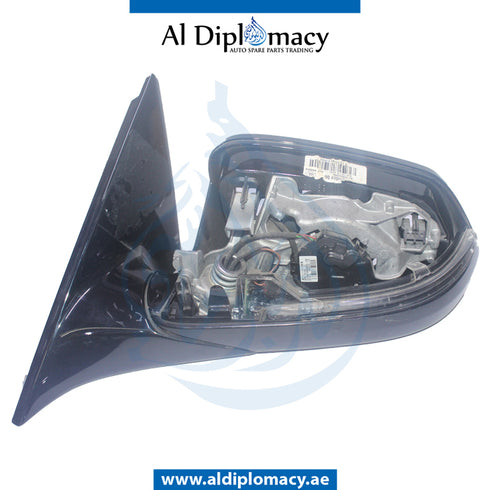 Left Mirror, Black, COMPLETE for BMW 5 Series F10 (2010-2016) models