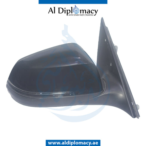 Right Mirror, Black, COMPLETE for BMW 5 Series F10 (2010-2016) models