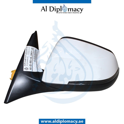 Left Mirror, WITH Camera, White, COMPLETE for BMW 6 Series F12 (2010-2015) models