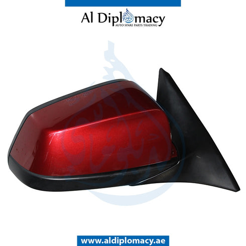 Right Mirror, WITH Camera, Red, COMPLETE for BMW 6 Series F12 (2010-2015) models