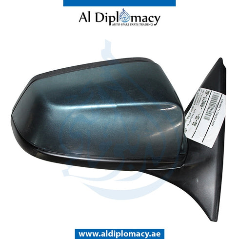 Right Mirror, Green, COMPLETE for BMW 6 Series F13 (2011-2015) models, Part Number UN-F13MIR-RH-CO-GR