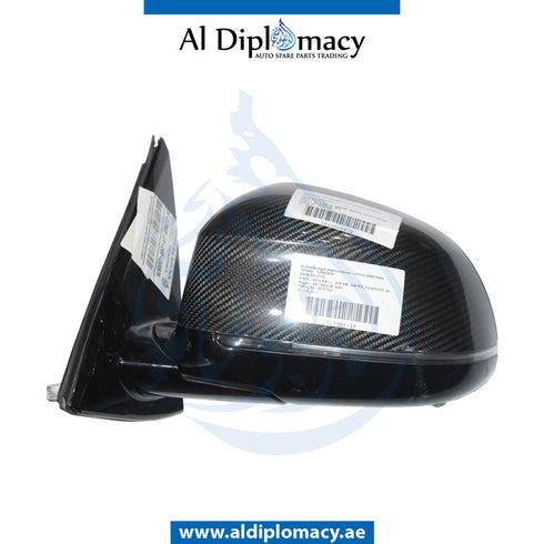 Left Mirror, WITH Camera, CARBON for BMW X5 Series F15 (2013-2018) models