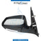 Left Mirror, Black, COMPLETE for BMW 5 Series F18 (2010-2013) models, Part Number UN-F18MIR-FL-CO-BK