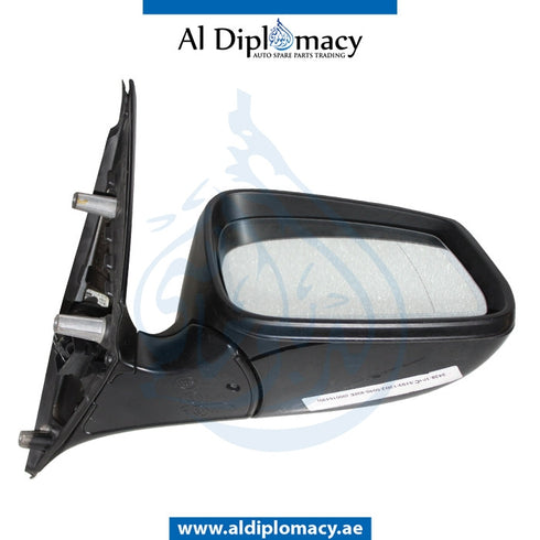 Right Mirror, Black, COMPLETE for BMW 5 Series F18 (2010-2013) models