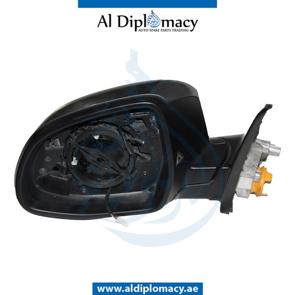 Left Mirror, Green, COMPLETE for BMW X3 Series F25 (2010-2017) models, Part Number UN-F25MIR-LH-CO-GR