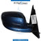 Right Mirror, WITH Camera, Blue, COMPLETE for BMW X3 Series F25 (2010-2017) models, Part Number UN-F25MIR-RH+CAM-CO-BL