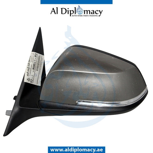 Left Mirror, COMPLETE for BMW 3 Series F30 (2011-2015) models, Part Number UN-F30MIR-LH-CO-G1