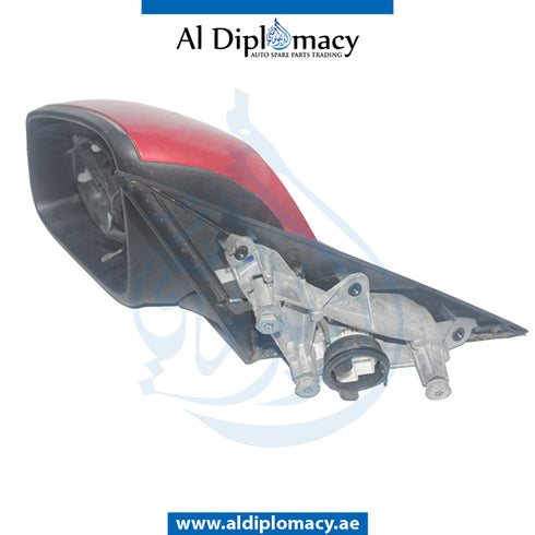 Left Mirror, Red, COMPLETE for BMW 3 Series F30 (2011-2015) models