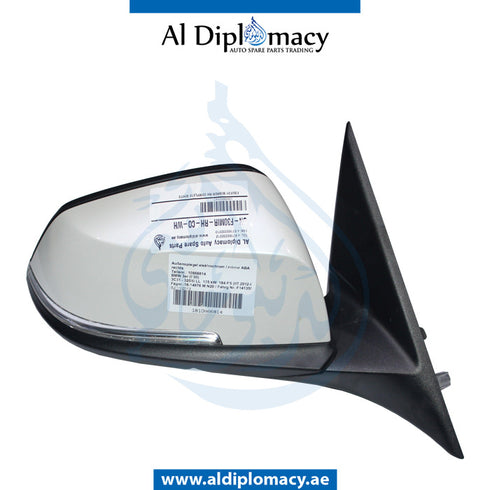 Right Mirror, White, COMPLETE for BMW 3 Series F30 (2011-2015) models