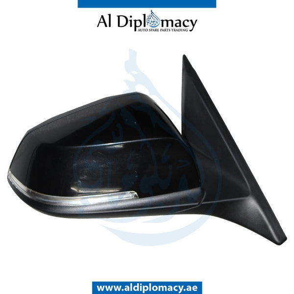 Right Mirror, Black, COMPLETE for BMW 4 Series F32 (2013-2017) models, Part Number UN-F32MIR-RH-CO-BK