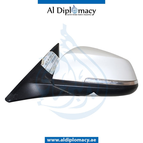 Left Mirror, White, COMPLETE for BMW 4 Series F33 (2013-2017) models