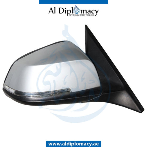Right Mirror, Silver, COMPLETE for BMW 4 Series F32 (2013-2017) models, Part Number UN-F33MIR-RH-CO-SL