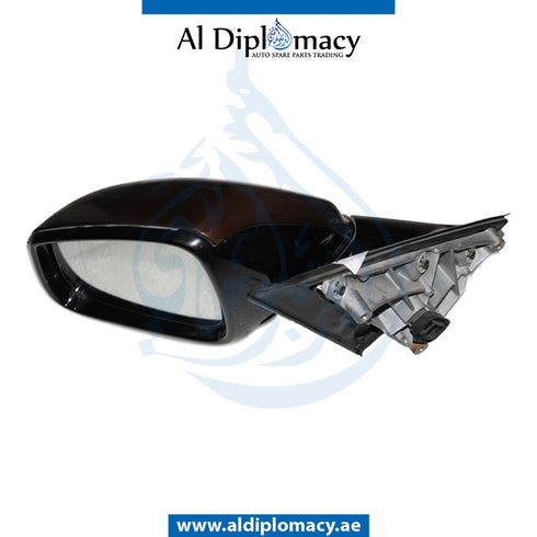 Right Mirror, Brown, COMPLETE for BMW X1 Series F48 (2015-2019) models, Part Number UN-F48MIR-R-CO-BR