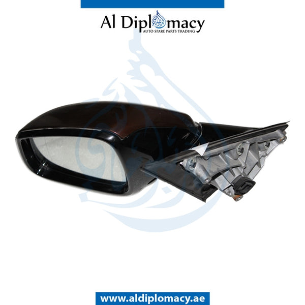 Right Mirror, Brown, COMPLETE for BMW X1 Series F48 (2015-2019) models, Part Number UN-F48MIR-R-CO-BR