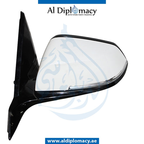 Left Mirror, White, Complete, M2 for BMW 1 Series F87 (2018-2021) models, Part Number UN-F87(M2)MIR-FL-CO-WH