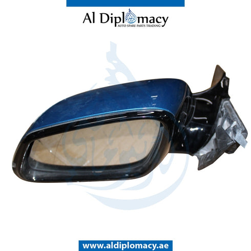 Left Mirror, Blue, COMPLETE for BMW 2 Series F87 (2018-2021) models