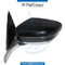 Left Mirror, Black, COMPLETE for BMW 7 Series G11 (2015) models, Part Number UN-G11MIR-LH-CO-BK