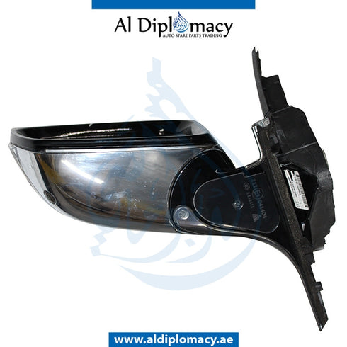 Left Mirror, WITH Camera, Black, COMPLETE for BMW 7 Series G11 (2015) models