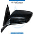 Left Mirror, WITH Camera, Black, COMPLETE for BMW 7 Series G11 (2015) models, Part Number UN-G11MIR-LH+CAM-CO-BK
