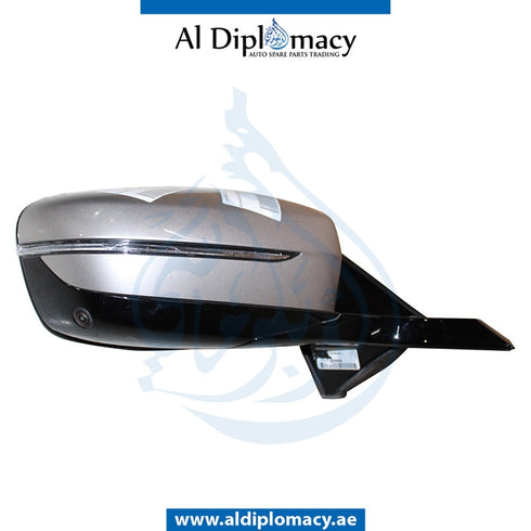 Right Mirror, WITH Camera, Silver, COMPLETE for BMW 7 Series G11 (2015) models