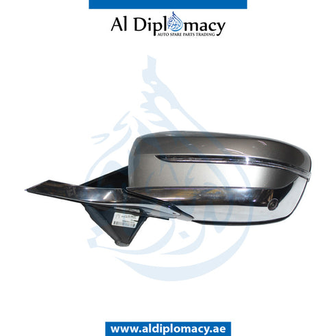 Left Mirror, WITH Camera, Grey, COMPLETE for BMW 7 Series G12 (2019-2022) models