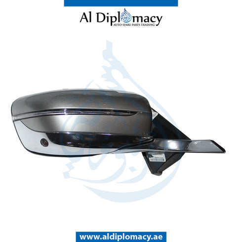 Right Mirror, WITH Camera, Grey, COMPLETE for BMW 7 Series G12 (2019-2022) models