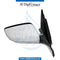 Right Mirror, White, COMPLETE for BMW 7 Series G12 (2015) models, Part Number UN-G12MIR-RH-CO-WH