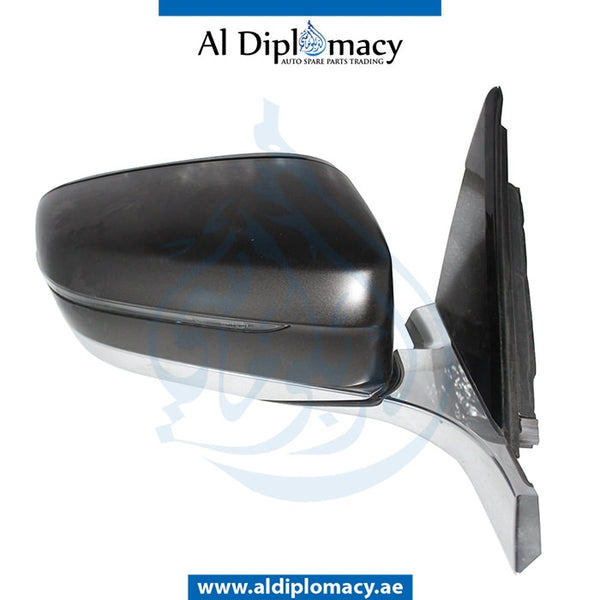 Right Mirror, WITH Camera, BLACK Matt, COMPLETE for BMW 7 Series G12 (2015) models, Part Number UN-G12MIR-RH+CAM-CO-BK MATT