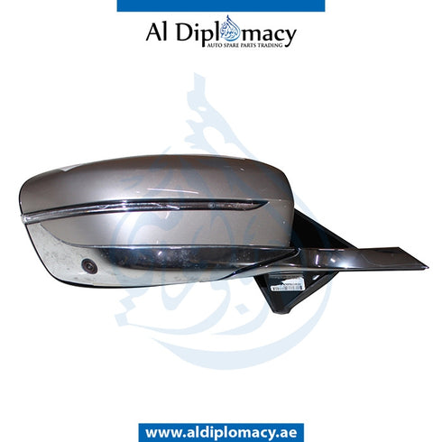 Right Mirror, WITH Camera, Silver, COMPLETE for BMW 7 Series G12 (2015) models