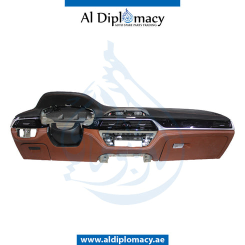Dashboard, BLACK AND Brown, WITH HEAD UP Display, COMPLETE for BMW 5 Series G30 (2016-2020) models, Part Number UN-G30/G31DB-CO-BK & BR