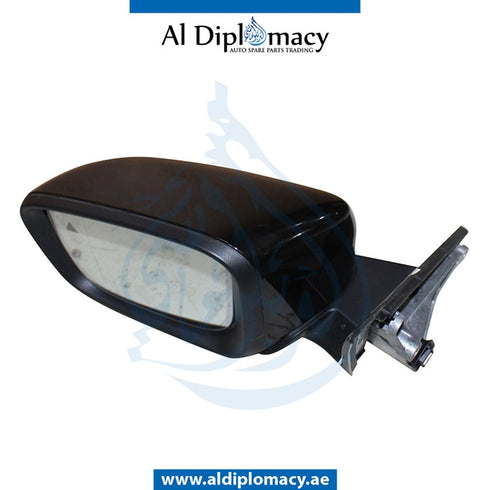 Left Mirror, Red, COMPLETE for BMW 5 Series G30 (2016-2020) models, Part Number UN-G30MIR-LH+CO-RD