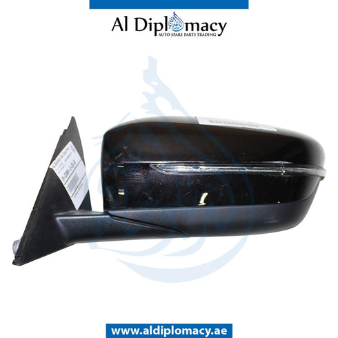 Left Mirror, Red, COMPLETE for BMW 5 Series G30 (2016-2020) models