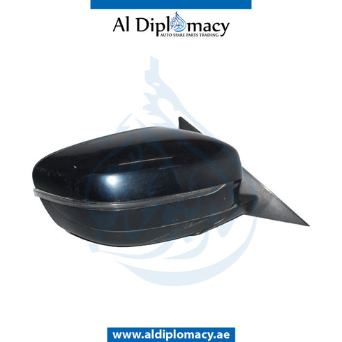 Right Mirror, Blue, COMPLETE for BMW 5 Series G30 (2016-2020) models